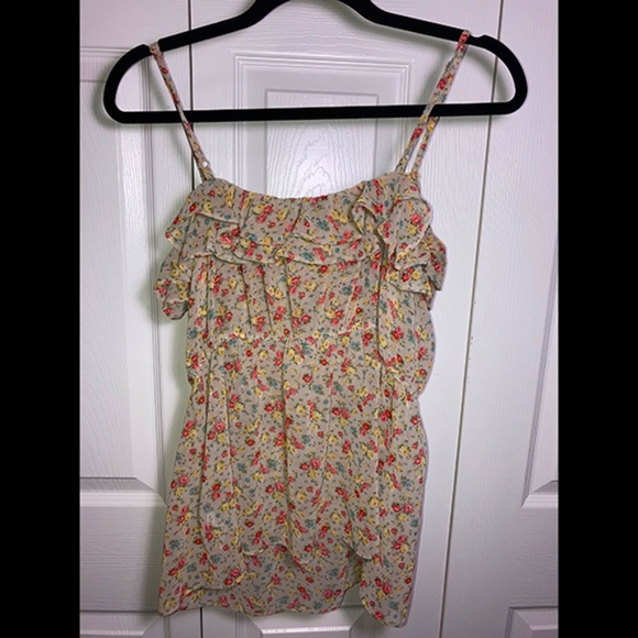 FOREVER 21--FLORAL CHIFFON CAMI - Picture 2 of 5